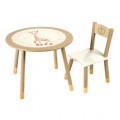 Set of table and chair - Sophie la girafe